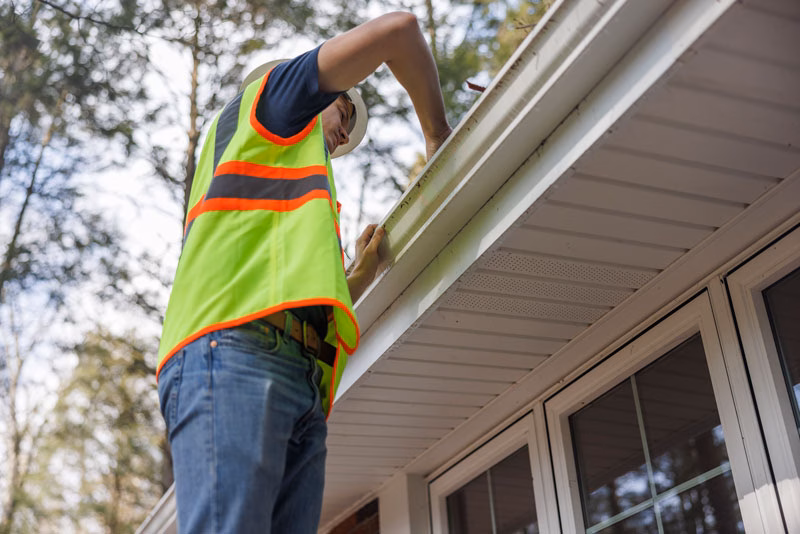 Seamless gutter installation in Wichita, KS